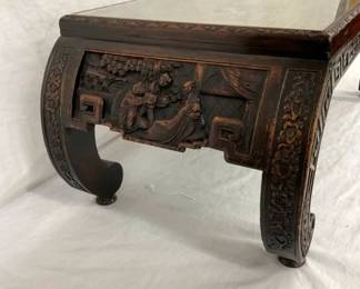 W/ CURVED CARVED SIDES