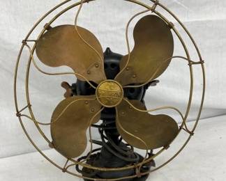 GE 4 BRASS BLADE FAN