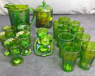 GREEN CARNIVAL WATER SET