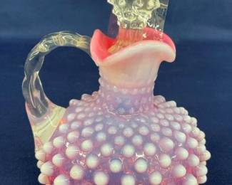 6" FENTON HOBNAIL CRUIT