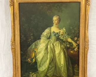 VINTAGE PARLOR PICTURE 27X36
