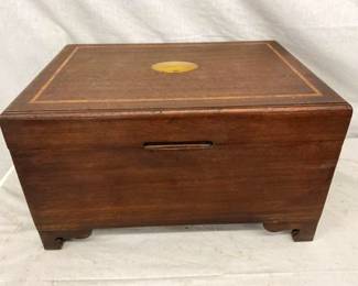 SMALL WOODEN DOCUMENT BOX 20X11 1/2