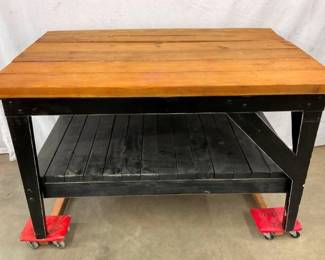 PRIM. BLANK TOP PINE TABLE