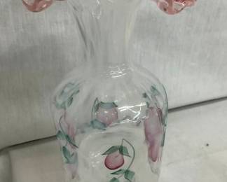 7 1/2" FENTON ARTIST SIGNED VASE