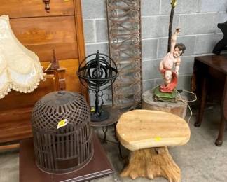 FOLK ART PIECES, IRON FENCING