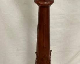 EARLY CHERRY CARVED PEDESTAL