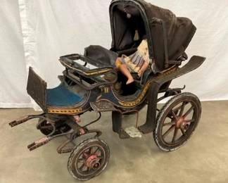 EARLY VINTAGE DOLL CARRIAGE