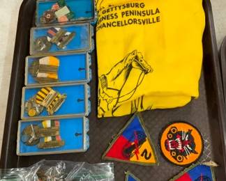 PENINSULA FLAG,MARKSMAN PINS,PATCHES