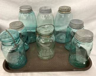 VARIETY JARS EARLY MASON JARS