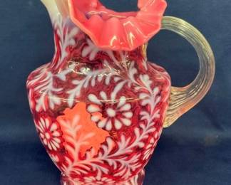 9 1/2" FENTON PITCHER