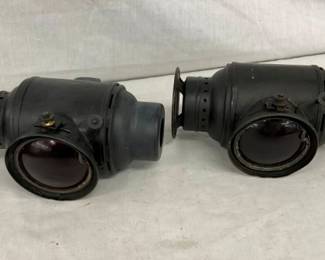 PAIR EARLY 1900'S BUGGY LANTERNS