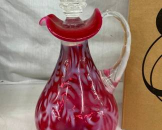 FENTON GLASS W/ ORIG. BOX