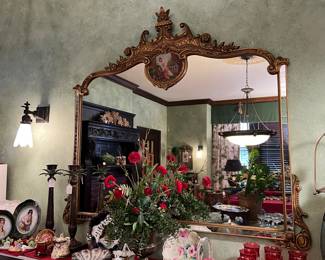 VINTAGE TRUMEAU MIRROR 