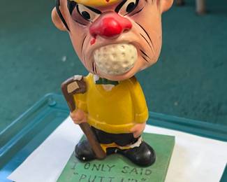 VINTAGE GOLFING BOBBLEHEAD