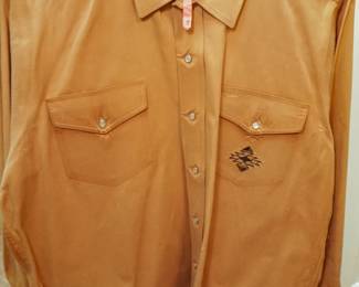 Western shirt with pearl snaps