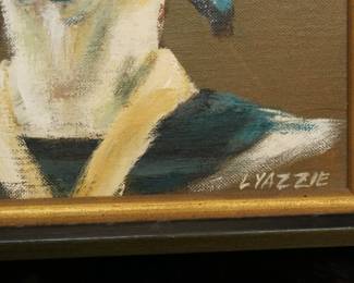 Lewis Yazzie painting