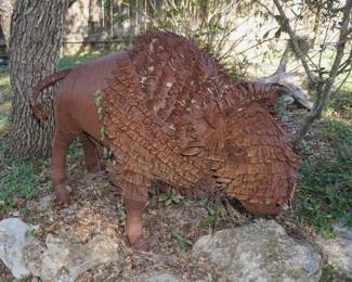 Metal buffalo