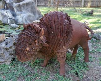 Metal buffalo