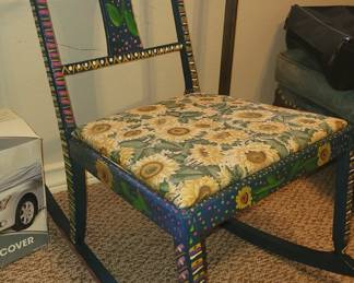 Painted rocker