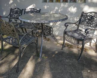 Patio table and chairs