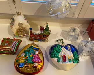 LARGE Neiman Marcus Ornaments, Old World Ornaments