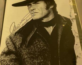 Clint Eastwood Photograph Autograph with COA