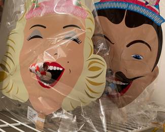 Dept 56 Glitterville Birthday Masks!