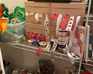 WRAPPING STATION!!! Everything you need to wrap gorgeous presents!!!