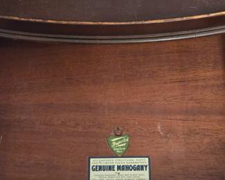 Genuine Mahogany Side Table and Coffee Table