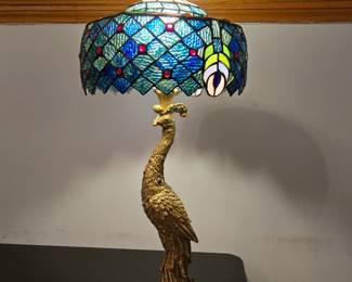 Peacock Desk Lamp