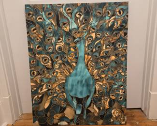 Wall Art - Peacocks!