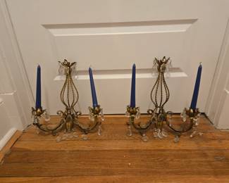 Wall Art - Brass Sconces