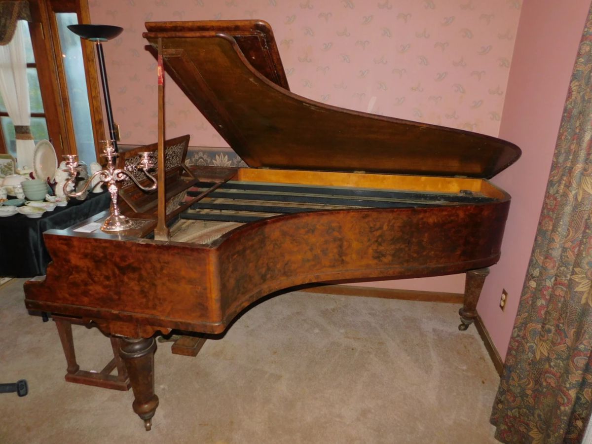 Rare Find An Antique Erade Concert Grand Piano Built Between 1841-1850,