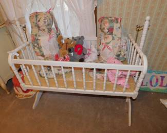 Antique Jenny Lind Cradle