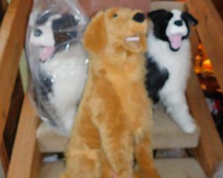 Large Stuffed Dogs From Retail Store