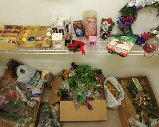 Lots of florals and Christmas items!