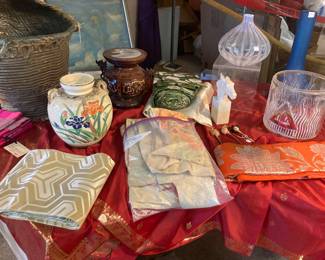 Asian cloth and collectibles