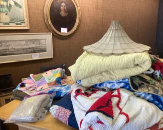 Quilts and chenille  bedspreads