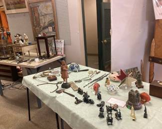 Assortment of curated, small artistic items