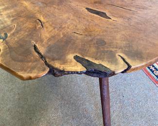 live edge table by Tom Sayre