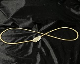 Gold metallic chain style belt, $14