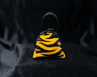 Small Porcelain Tiger Purse, 2.5"H, $10