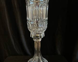 Glass Pedestal Celery Vase, 6" x 18"H, was $34, NOW $25