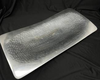 Large RLM Hammond Silver Rectangle Centerpiece Bowl, 18"W x24"L, was $38, NOW $29