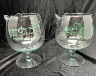 Pat O'Brien's New Orleans Brandy Snifter w/Spout Glasses, was $20, NOW $14