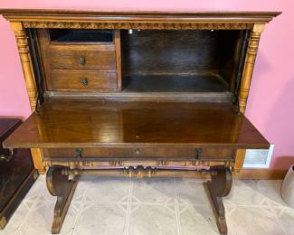 Additional view of Antique Secretary Desk ~