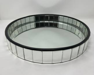 Z Gallerie round mirrored tray, 17"D, was $30, NOW $22