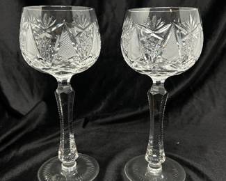Pair of Avondale Imperial Crystal Cut Wine, $68