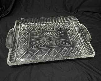 Shannon Crystal Square Serving Tray, 17x16, was $24, NOW $16