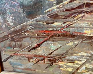 (signature) Couple Strolling Oil ~